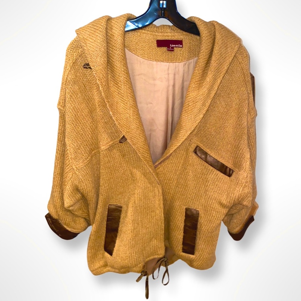 Peach and Bronze Leather Jacket
